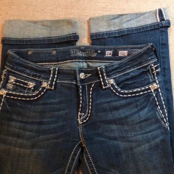 Miss Me Jeans size 28 Boot Cut EUC - Picture 7 of 8